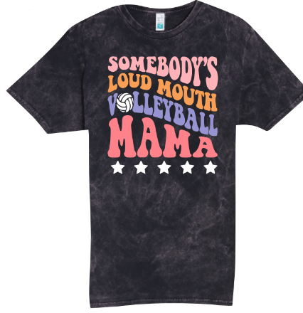 Loud Mouth Mama SS Tee - Black