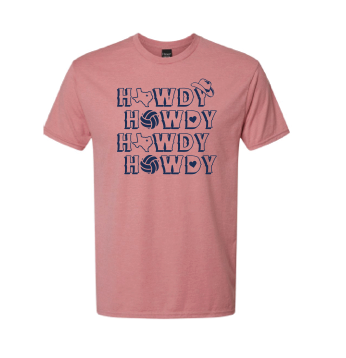 Howdy SS Tee - Mauve