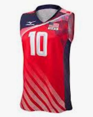 Mizuno Jersey SS- Red #24