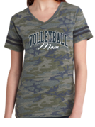 Camo Mom Vneck