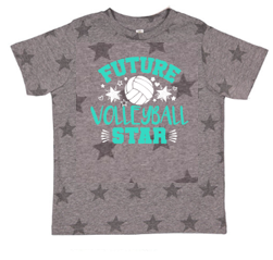 Future VB Star Toddler Tee - Grey