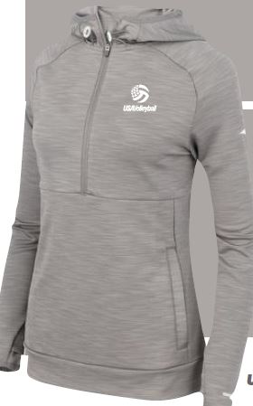 Mizuno USAV W's Infinity Hoodie-Grey