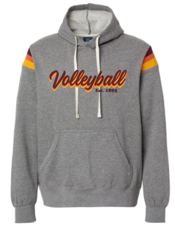 Retro VB Hoodie- Gry/Orange