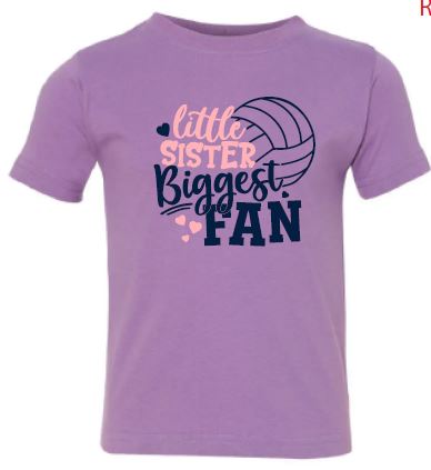 Biggest Fan Toddler Tee - Lavender