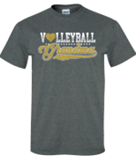 Volley Grandma SS Tee - Dark Heather